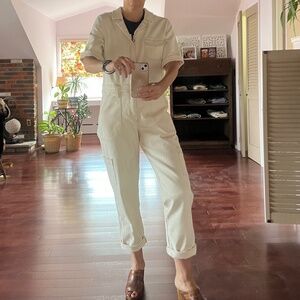 CIE American Rag Women Cotton Linen Utility Cargo Jumpsuits
